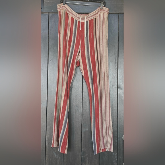 IMOGENE & WILLIE Fethiye Hand Loomed Coastal Stripe Pants Sz M - Picture 2 of 7